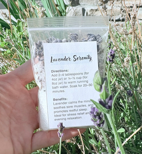 💜 Lavender Serenity bath salts – “Sleep Like You Used To” 🧘🏻♀️