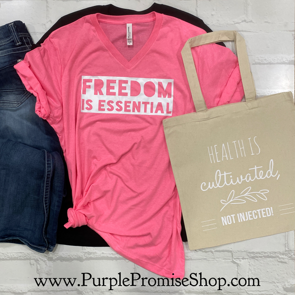 Freedom Is Essential -Vneck