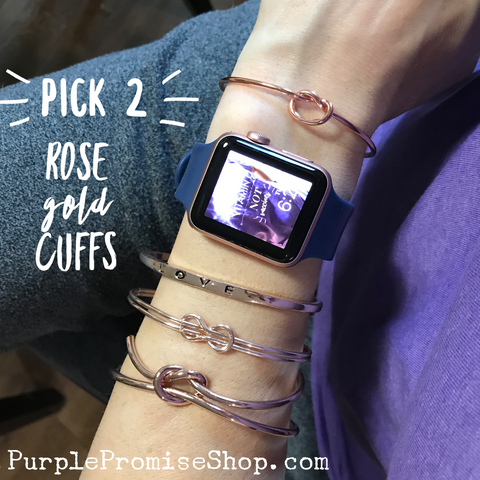 Pick your Pair {Rose Color} - 2 bracelet set