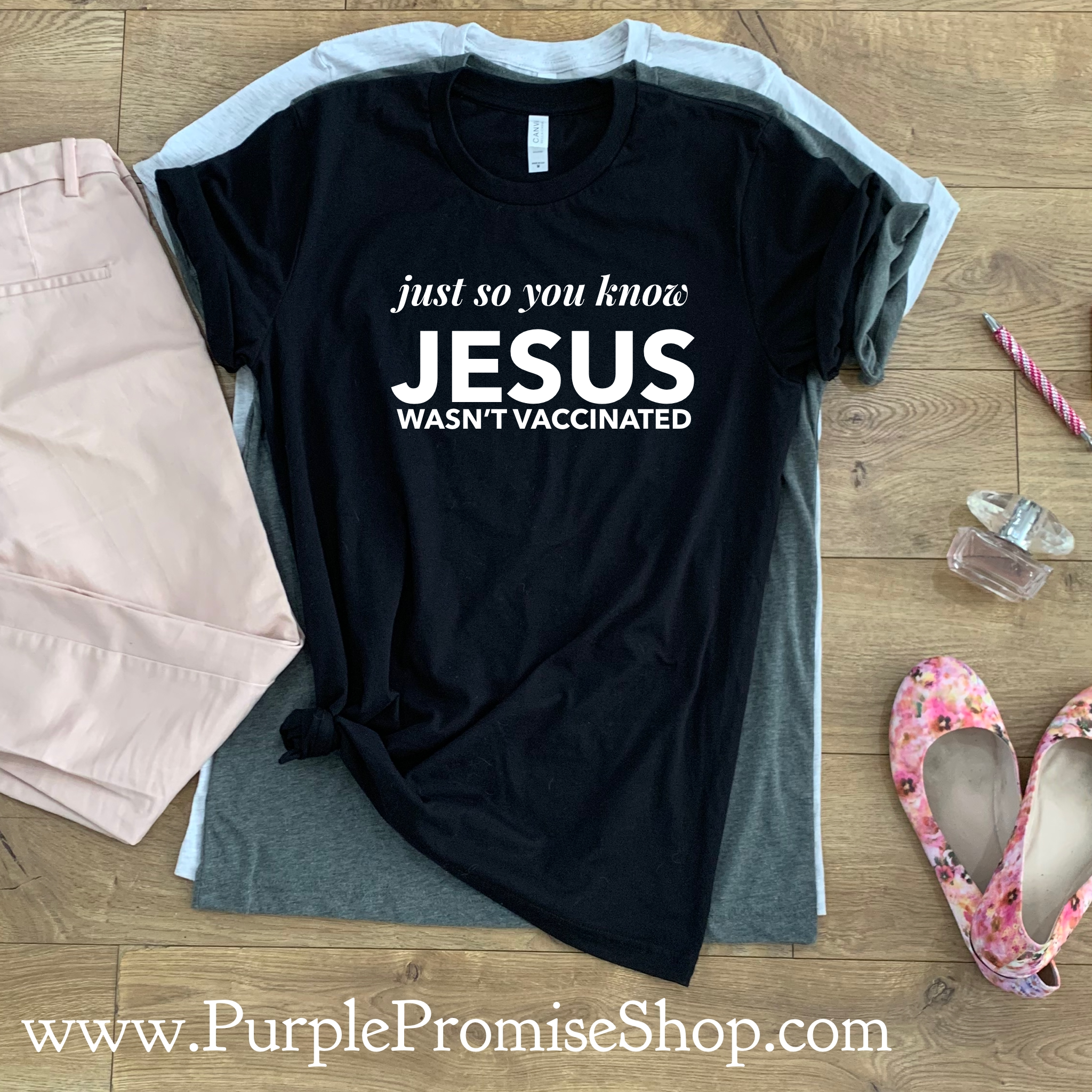 *Crowd Fave!* Just so you know Jesus wasn’t vaccinated -Vneck