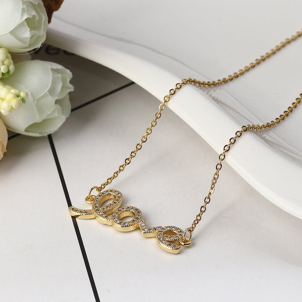 “Love” necklace