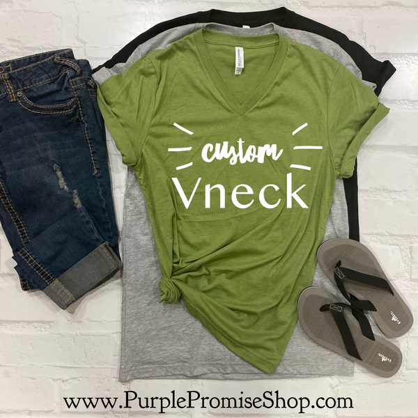 Custom  -Vneck