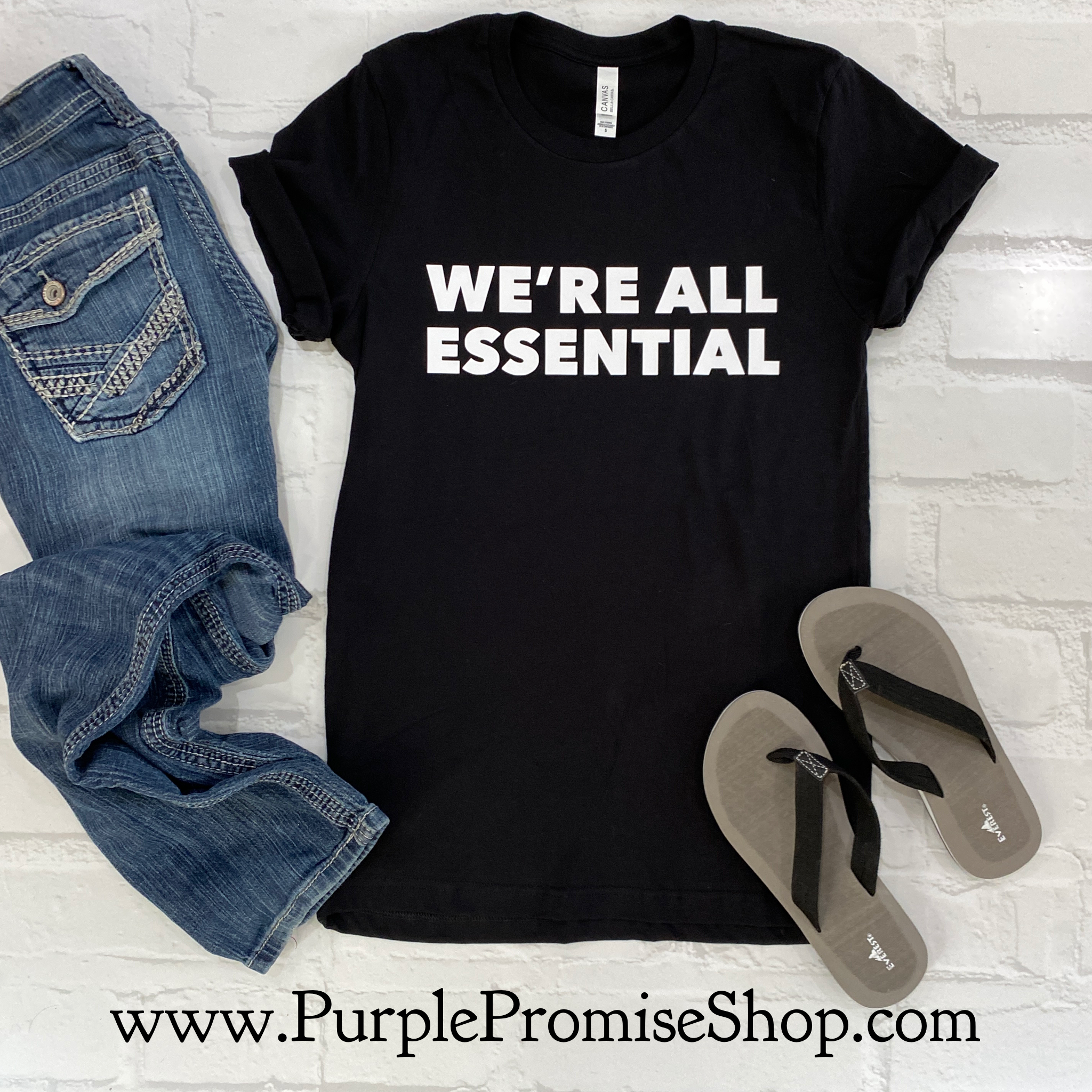 We’re all essential -Vneck