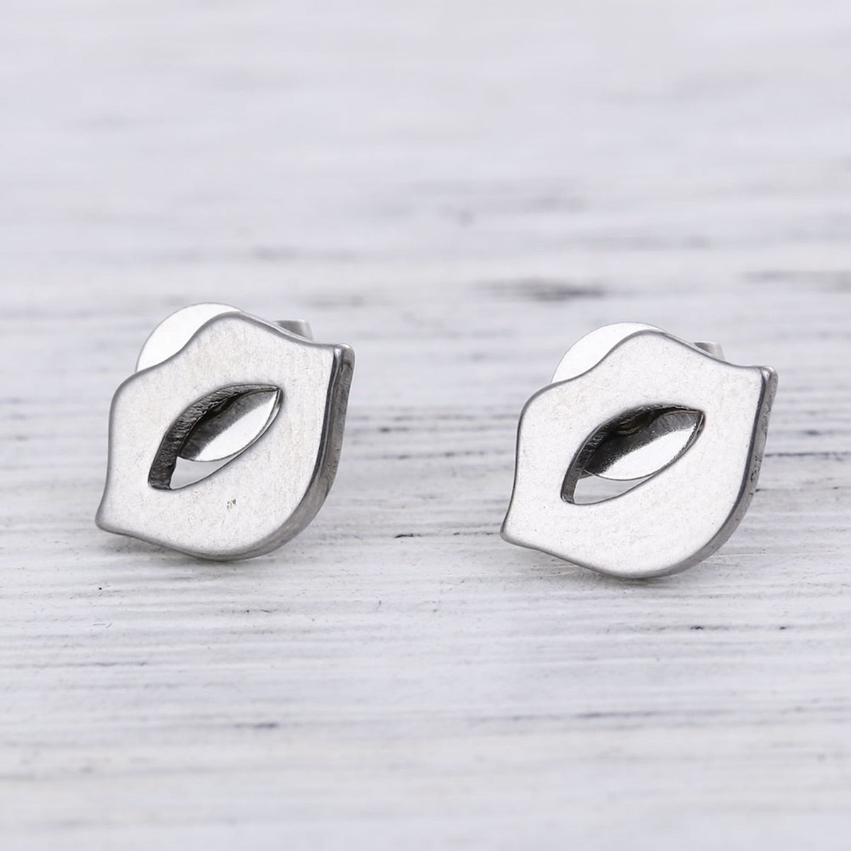 LIPS Stainless Steel Earrings