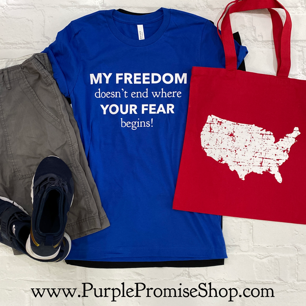 My freedom doesn't end where your fear begins! #1 best seller!