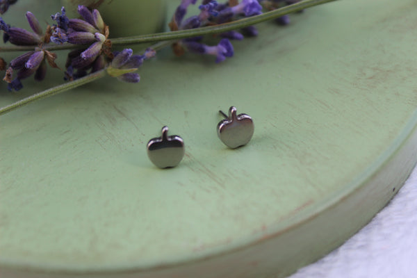 Apple Stainless Steel Earrings