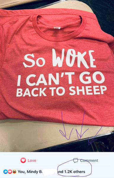 So woke I can’t go back to sheep **Famous design!!** shared by RFK Jr.