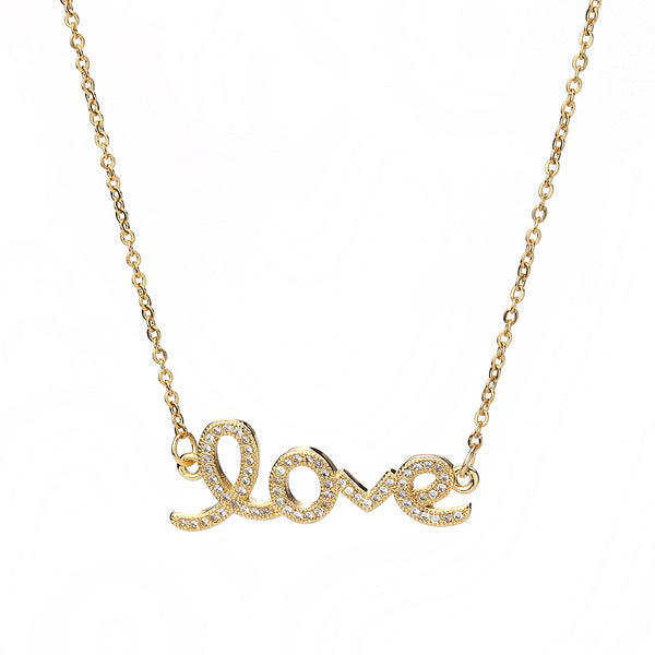 “Love” necklace