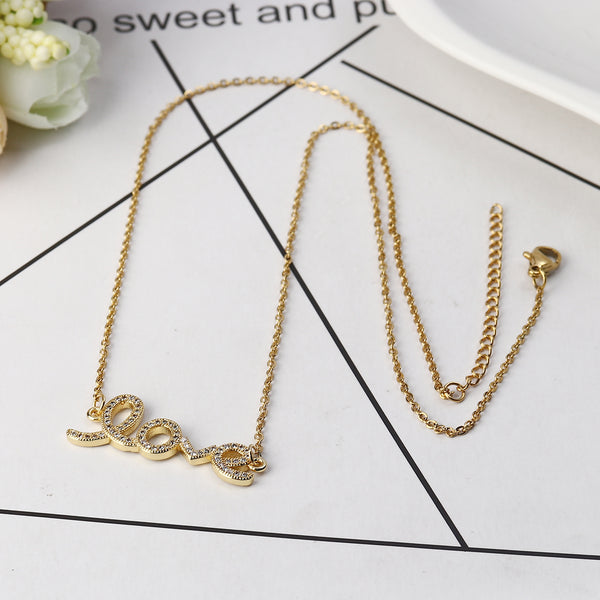 “Love” necklace