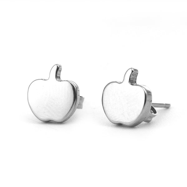 Apple Stainless Steel Earrings