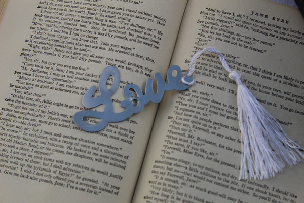 Bookmark "LOVE" Stainless Steel