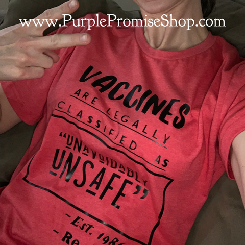 Vaccines are legally classified as Unavoidably Unsafe Est. 1986