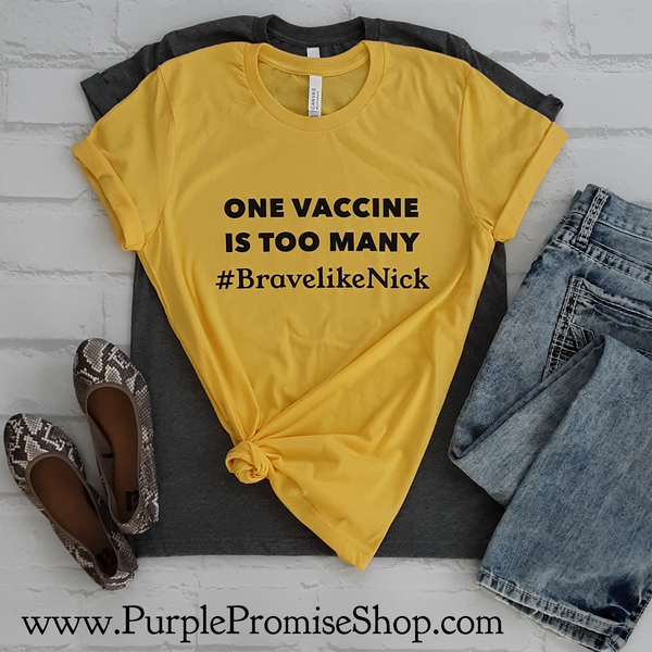 One vaccine is too many #BravelikeNick